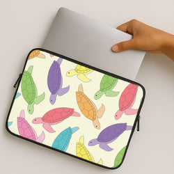 Multi Coloured Turtle Pattern - Sealife MacBook Case