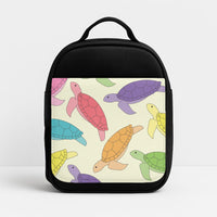 Multi Coloured Turtle Pattern - Sealife Lunchbox