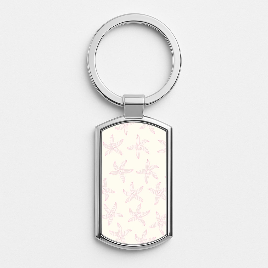 Starfish Pattern - Sealife Luxury Keyring