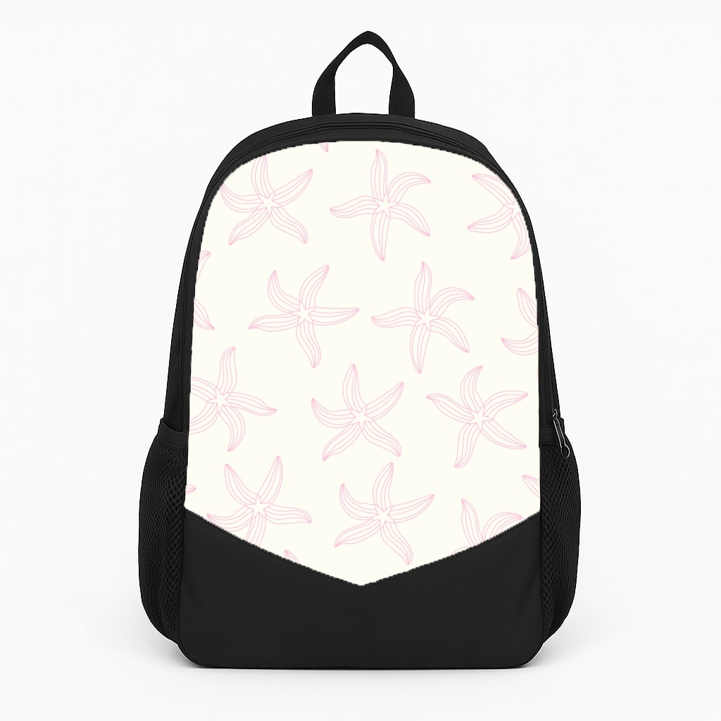 Starfish Pattern - Sealife Large Backpack