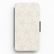 Starfish Pattern - Sealife Flip / Wallet Phone Case 1