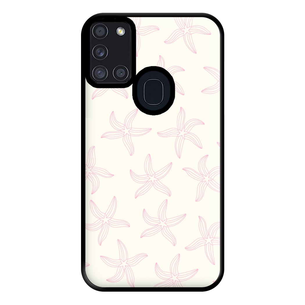 Starfish Pattern - Sealife Phone Case for Galaxy A21s