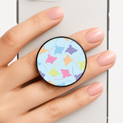 Multi Coloured Sting Ray Pattern - Sealife Phone Grip