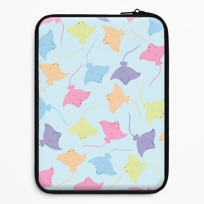 Multi Coloured Sting Ray Pattern - Sealife Universal Laptop Sleeve