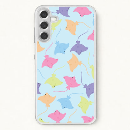 Multi Coloured Sting Ray Pattern - Sealife Phone Case for Galaxy A57