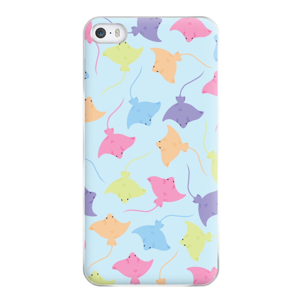 Multi Coloured Sting Ray Pattern - Sealife Phone Case for iPhone 5 / 5s / SE 2016