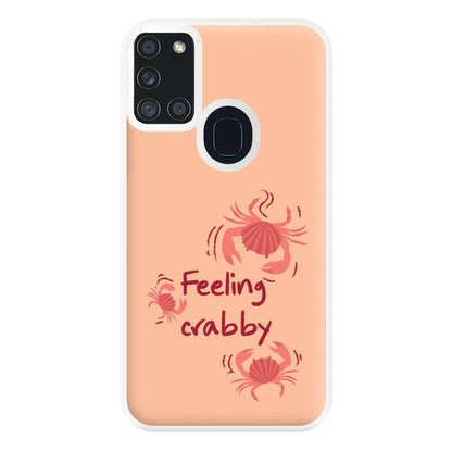 Feeling Crabby - Sealife Phone Case for Galaxy A21s