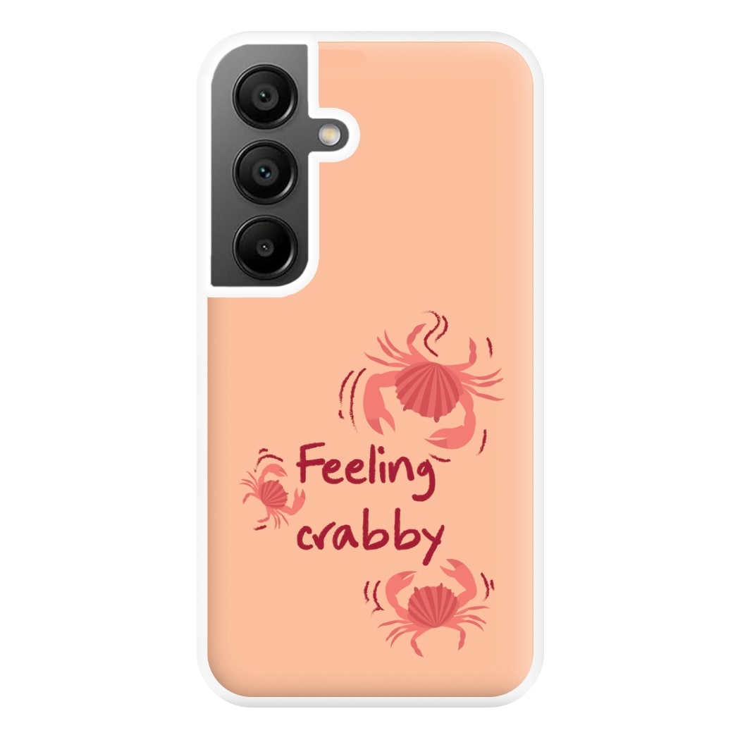 Feeling Crabby - Sealife Phone Case for Galaxy A55