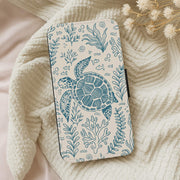 Teal Turtle Reef Flip / Wallet Phone Case 5