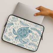 Teal Turtle Reef Laptop Sleeve 2