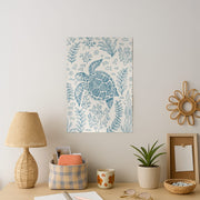 Teal Turtle Reef Poster 2