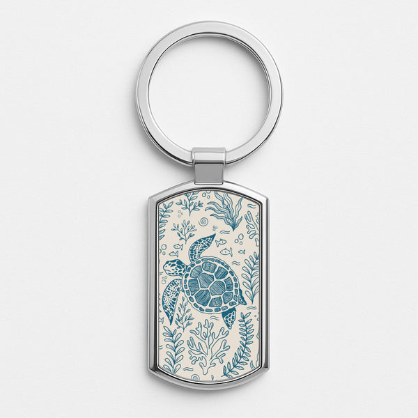 Silver Metal Keyring