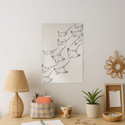 Stippled Stingray Scatter Poster 2