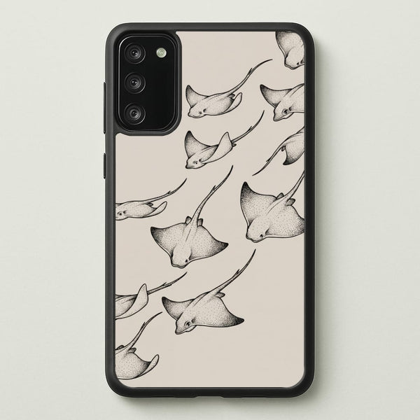 Stippled Stingray Scatter Phone Case - Galaxy S20FE / Standard