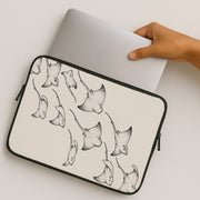 Stippled Stingray Scatter Laptop Sleeve 2