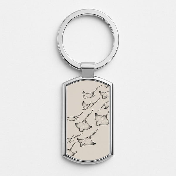 Silver Metal Keyring