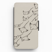 Stippled Stingray Scatter Flip / Wallet Phone Case 1