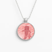 Rose Whale Shark Swirls Necklace 1
