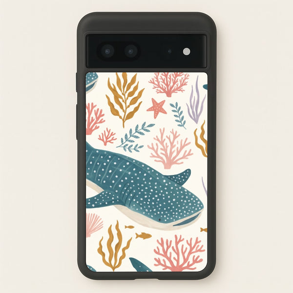 Spotted Whale Shark Reef Phone Case - Google Pixel 7 / Standard