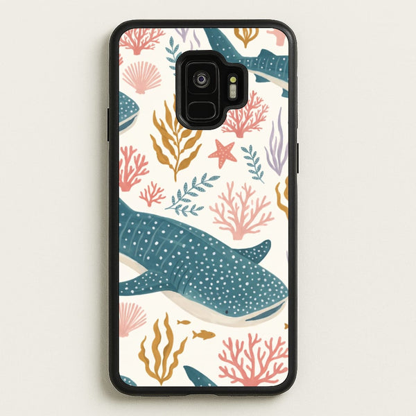 Spotted Whale Shark Reef Phone Case - Galaxy S9 / Standard