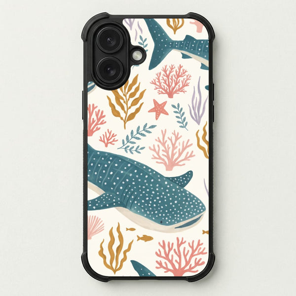 Spotted Whale Shark Reef Phone Case — Bumper case