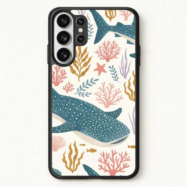 Spotted Whale Shark Reef Phone Case - Galaxy S26 Ultra / Standard