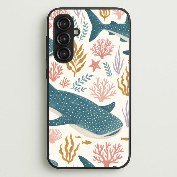 Spotted Whale Shark Reef Phone Case - Galaxy S23FE / Standard