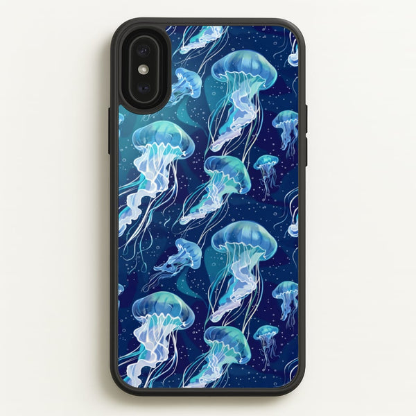 Glowing Jellyfish Drift Phone Case - iPhone XS Max / Standard
