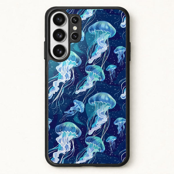 Glowing Jellyfish Drift Phone Case - Galaxy S26 Ultra / Standard