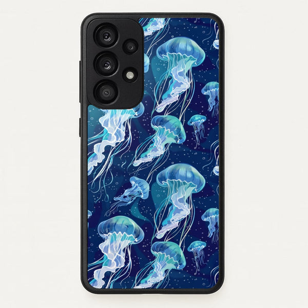 Glowing Jellyfish Drift Phone Case - Galaxy A33 / Standard
