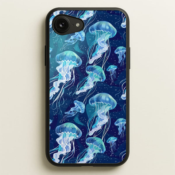 Glowing Jellyfish Drift Phone Case - iPhone 17e / Standard