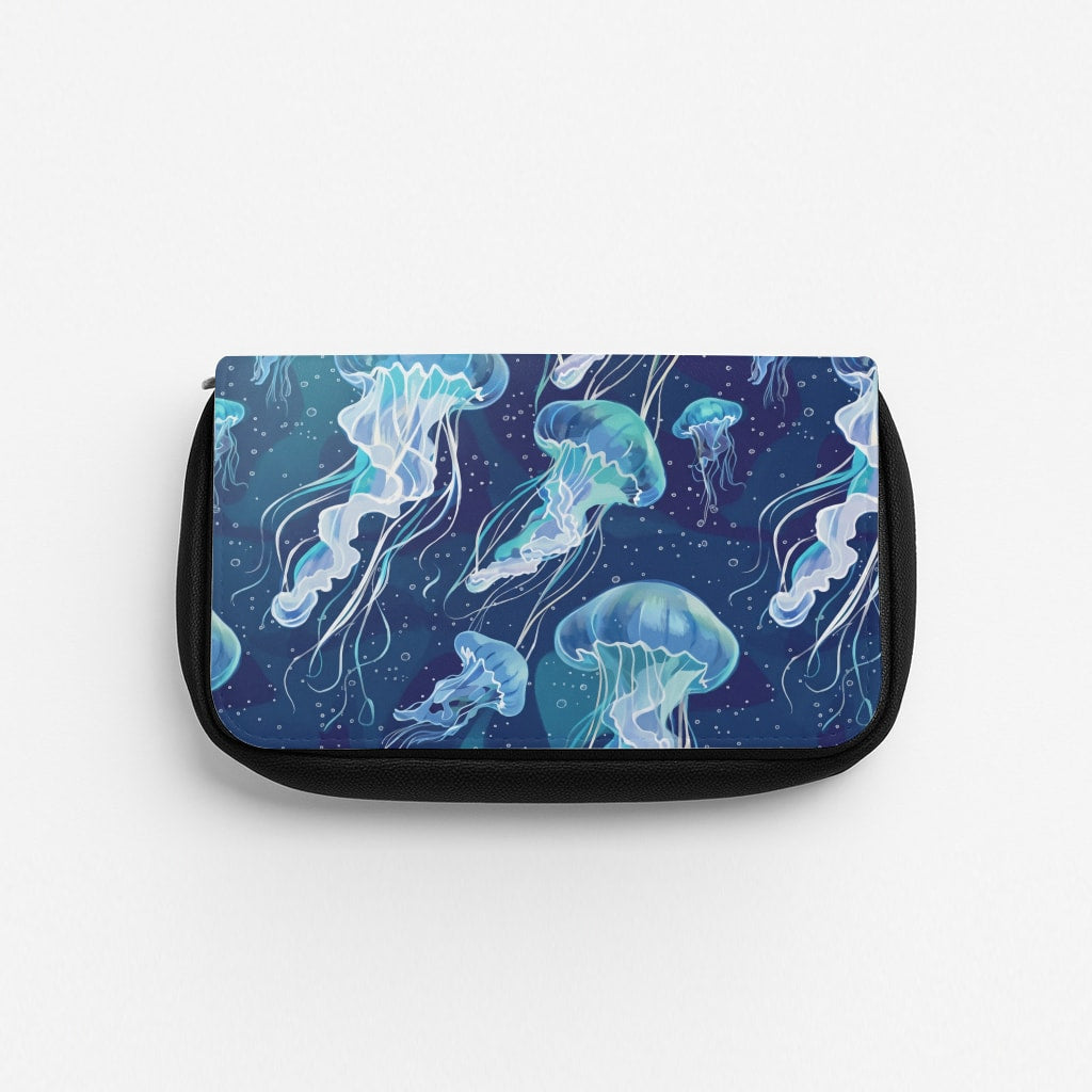 Glowing Jellyfish Drift Pencil Case