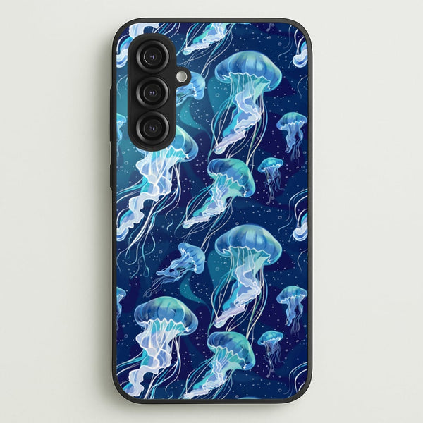 Glowing Jellyfish Drift Phone Case - Galaxy S23FE / Standard