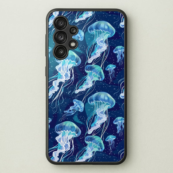 Glowing Jellyfish Drift Phone Case - Galaxy A13 / Standard