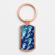 Glowing Jellyfish Drift Luxury Keyring 4
