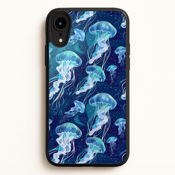 Glowing Jellyfish Drift Phone Case - iPhone XR / Standard