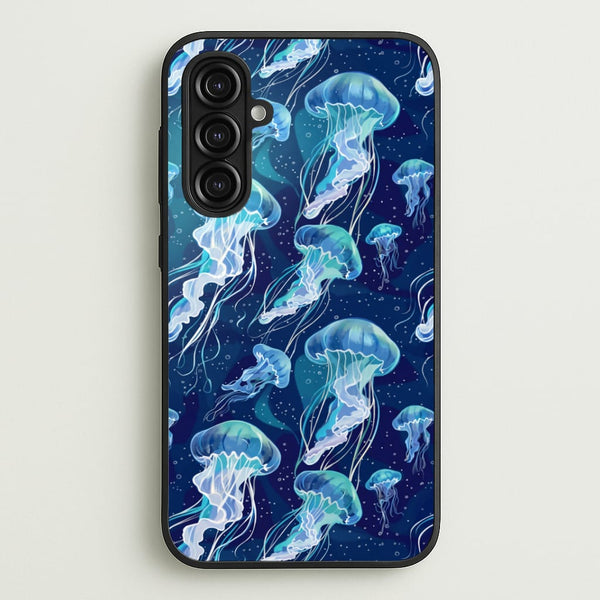 Glowing Jellyfish Drift Phone Case - Galaxy A16 / Standard