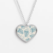 Teal Jellyfish Drift Necklace 3