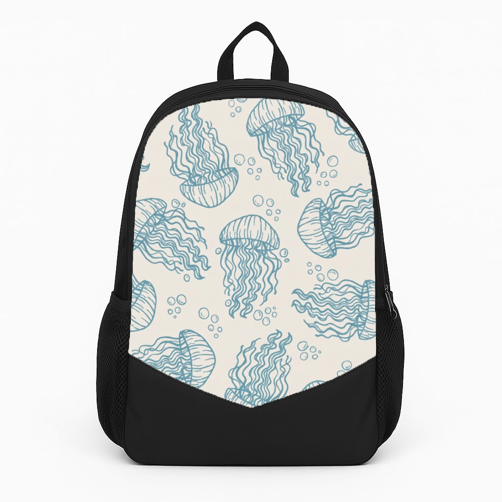 Teal Jellyfish Drift Backpack