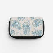 Teal Jellyfish Drift Pencil Case 1