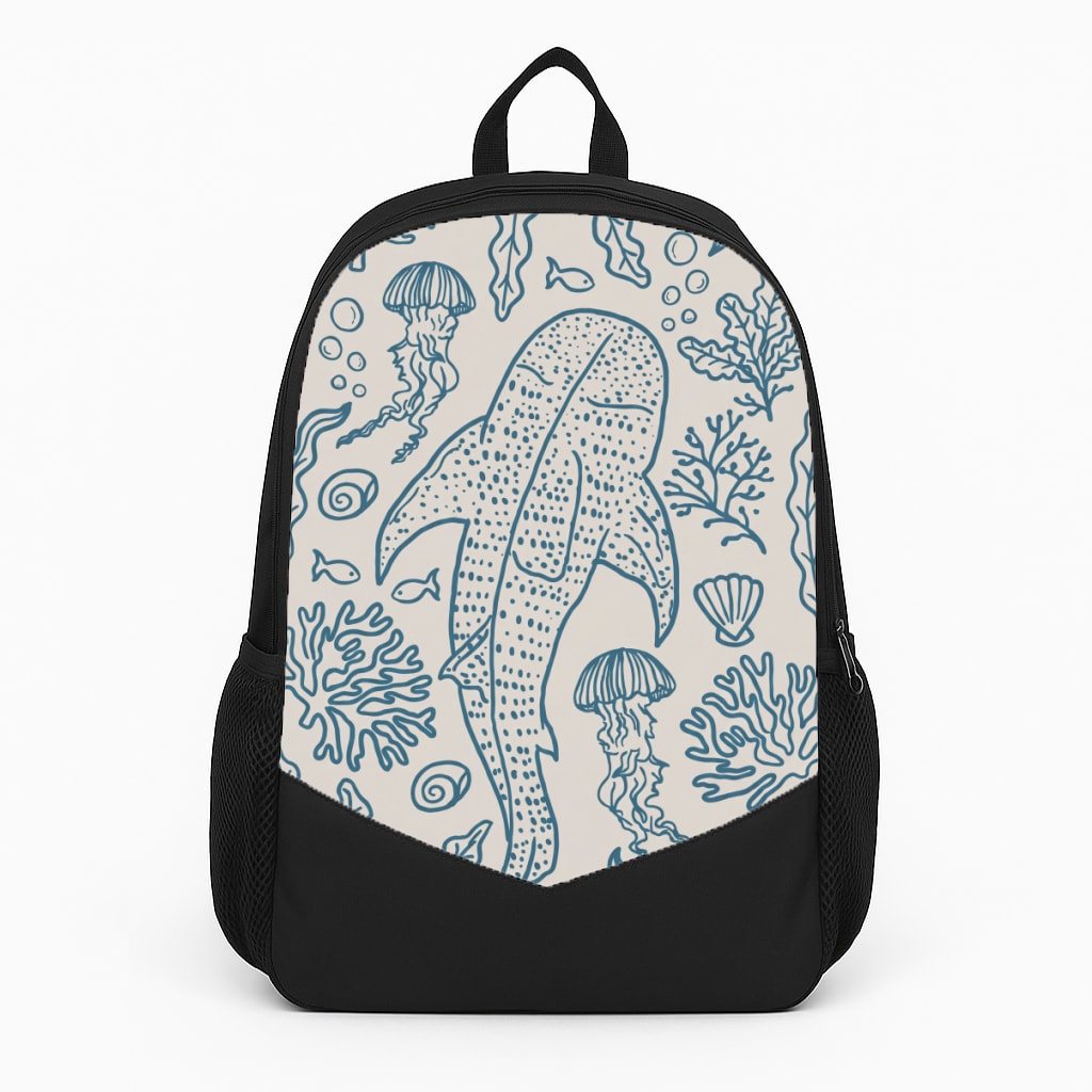 Teal Whale Shark Reef Backpack