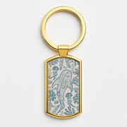 Teal Whale Shark Reef Luxury Keyring 3