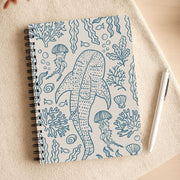 Teal Whale Shark Reef Notebook 3