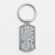 Teal Whale Shark Reef Luxury Keyring 1