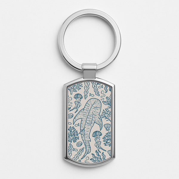 Silver Metal Keyring