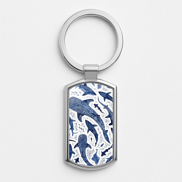 Silver Metal Keyring