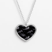 Black Shark Pattern Necklace 3
