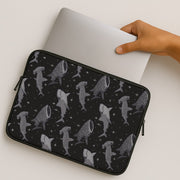 Black Shark Pattern Laptop Sleeve 2
