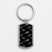 Black Shark Pattern Luxury Keyring 1