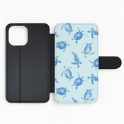 Blue Sea Turtles Flip / Wallet Phone Case 2